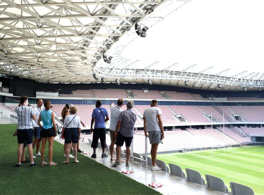 Nice: Allianz Stadium and National Sports Museum Tour - Locker rooms, pitch-side, and the press area: the match-day machine