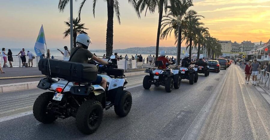 NICE BY ELECTRIC QUAD:panoramic tour from Nice - Why an electric quad is the smart way to see Nice fast