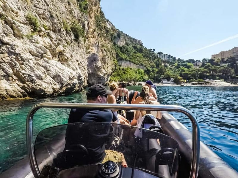 Nice: Coastline Boat Cruise to Monaco - Black Tenders on real water: what the ride feels like
