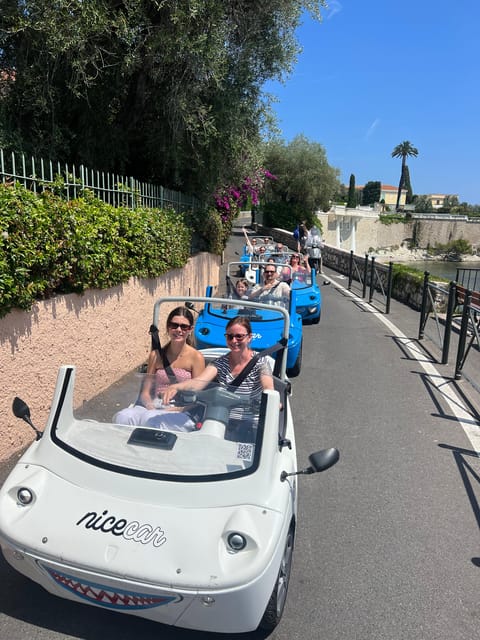Nice: Exclusive Guided Tour in a One-of-a-Kind Electric Car - Open-Air Electric Riding, Built for Views Not Hurry