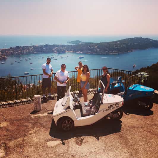 Nice: Exclusive Guided Tour in a One-of-a-Kind Electric Car - Meet at the Big Green Door, Then Learn the Handlebar Ride