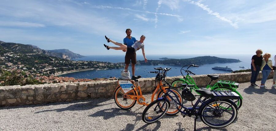 Nice: Panoramic French Riviera E-Bike Tour - Villefranche-sur-Mer: the village break that changes the whole feel