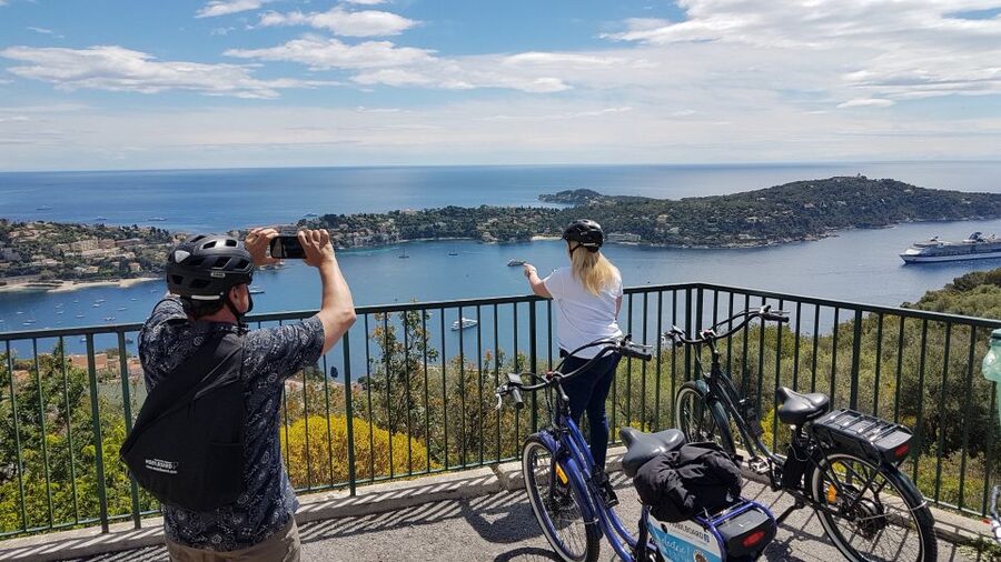 Nice: Panoramic French Riviera E-Bike Tour - Rauba Capéu Quay, #ILoveNICE, and the port you can almost smell