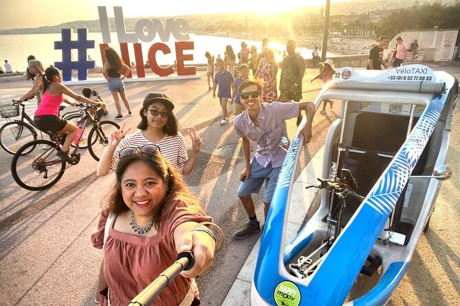 Nice: private guided Tour by electric taxi bike - Why an electric taxi bike is a smart way to start in Nice