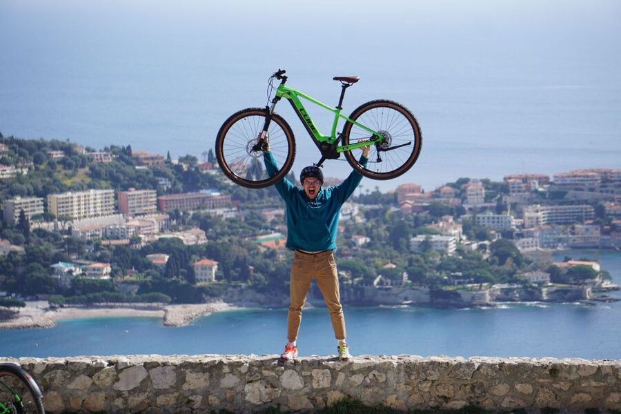 Nice: Villefranche Guided Electric Bike Tour - E-bikes make the hills feel fair: the real point of this tour