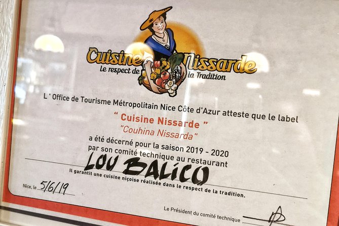 NO DIET CLUB - Unique Local Food in Nice ! - Price and value: $81.02 that can replace a full lunch