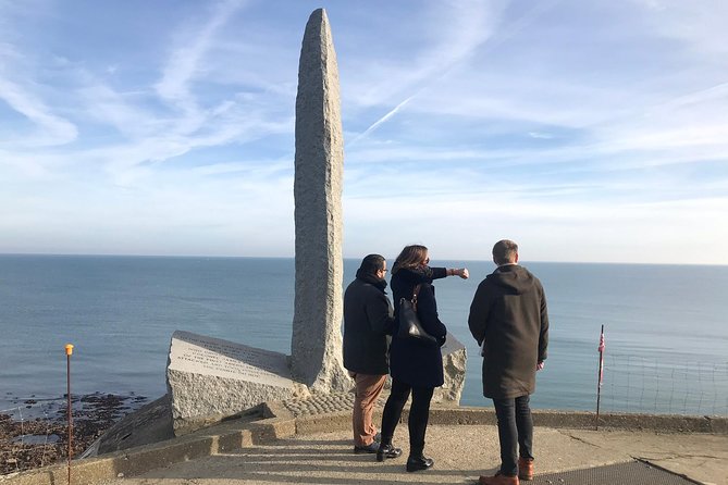 Normandy D-Day Landing Beaches Small-Group Day Trip from Paris - Pointe du Hoc cliffs: the stop that makes the landing real