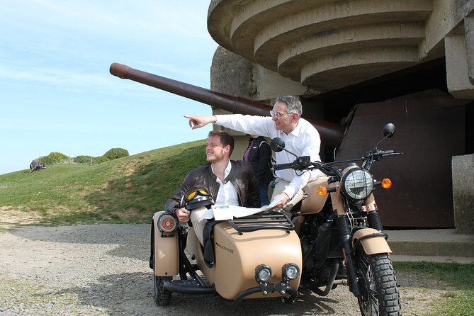 Normandy WWII Private Half-day Sidecar Tour From Bayeux - Arromanches-les-Bains and the Mulberry Harbor at Operation Neptune time