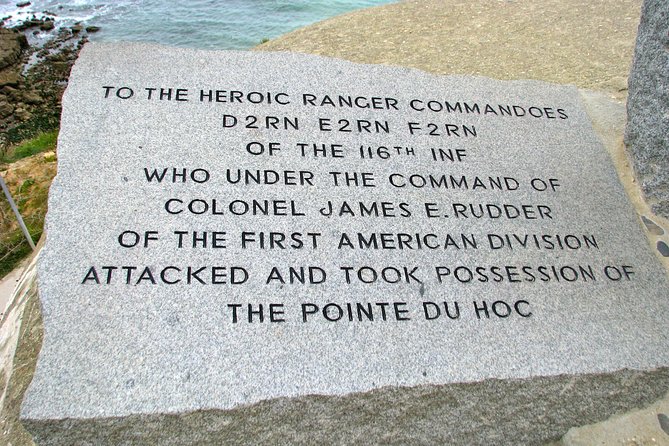 Omaha Beach D-Day Experience - Afternoon group tour from Bayeux - Pointe du Hoc: the American Rangers mission, explained where you can see it