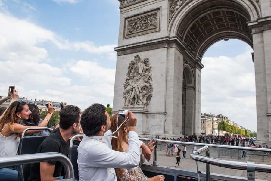 Paris: Arc de Triomphe Ticket & Big Bus Hop-on Hop-off Tour - Key things to know before you go