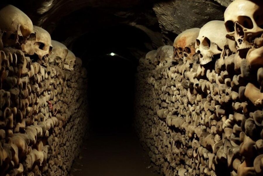 Paris: Catacombs, Audio Guide, and River Cruise Option - What you will see underground: bones, inscriptions, and the feeling of scale