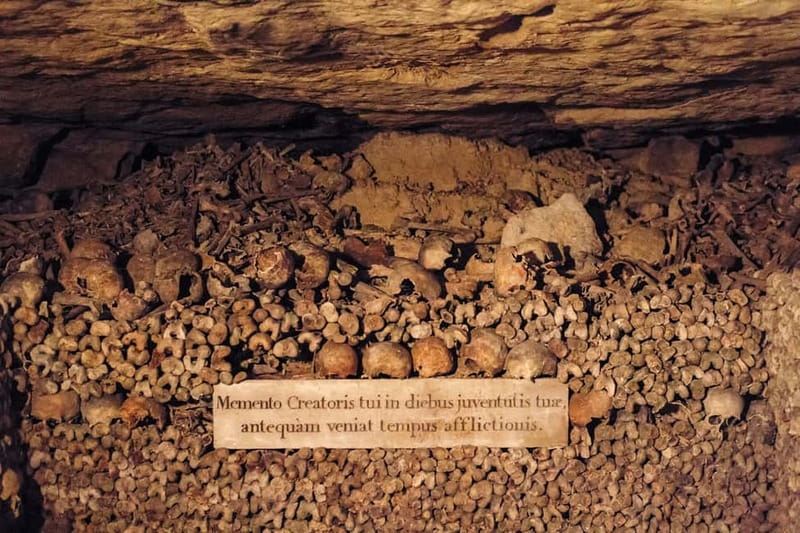Paris: Catacombs Special Access Tour - Restricted Areas and the Secret Chapel With Skull and Femur Details