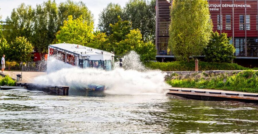 Paris: City and River Seine Tour on an Amphibious Bus - A one-vehicle land-and-Seine combo you can’t fake
