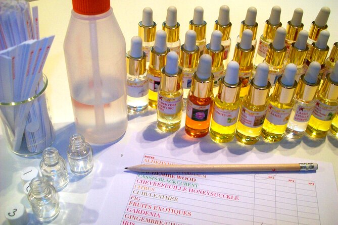 Paris Create your Own Perfume Workshop with a Perfumer - Top, Heart, Bottom Notes: What You Learn to Control