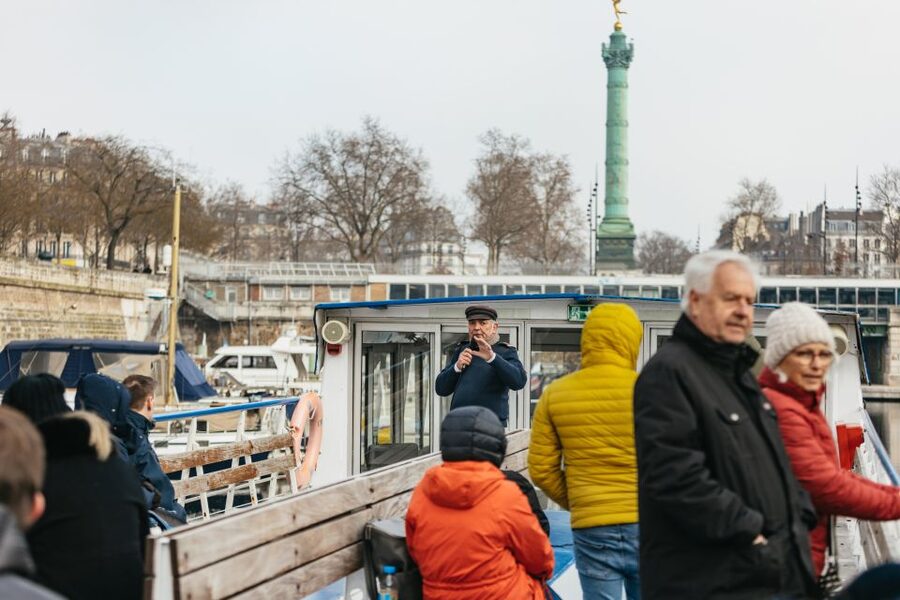 Paris: Cruise on the Saint-Martin Canal and the Seine River - Hôtel du Nord and the canal story behind the scenery