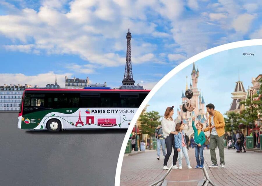 Paris: Disneyland Paris Ticket with Transfer - The Coach Transfer: Comfort for the Ride, Time for the Magic