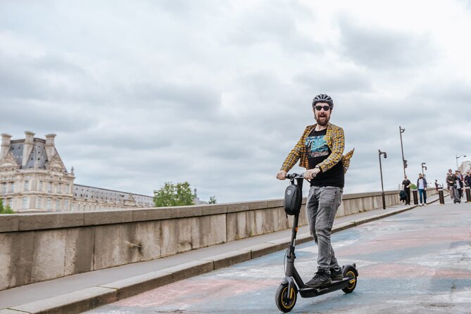 Paris E-Scooter Tour with fun & informative guide (small groups) - Grand Palais and Pont Alexandre III, where the views stack up