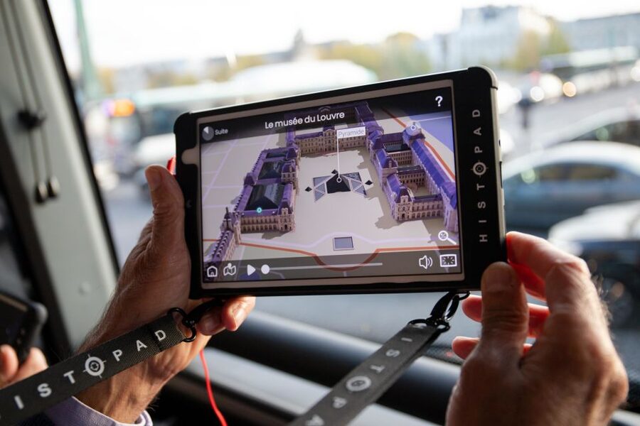 Paris: Eiffel Tower Tickets and City Bus Tour - The audio app, 3D reconstructions, and the interactive fun that adds clarity