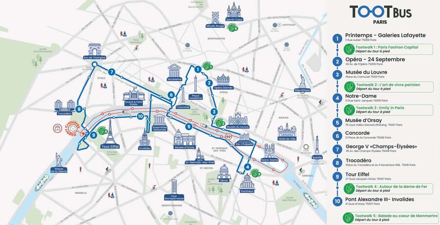 Paris: Hop-on Hop-off Bus Tour & Seine Cruise Bundle Tour - Price and where the value shows up