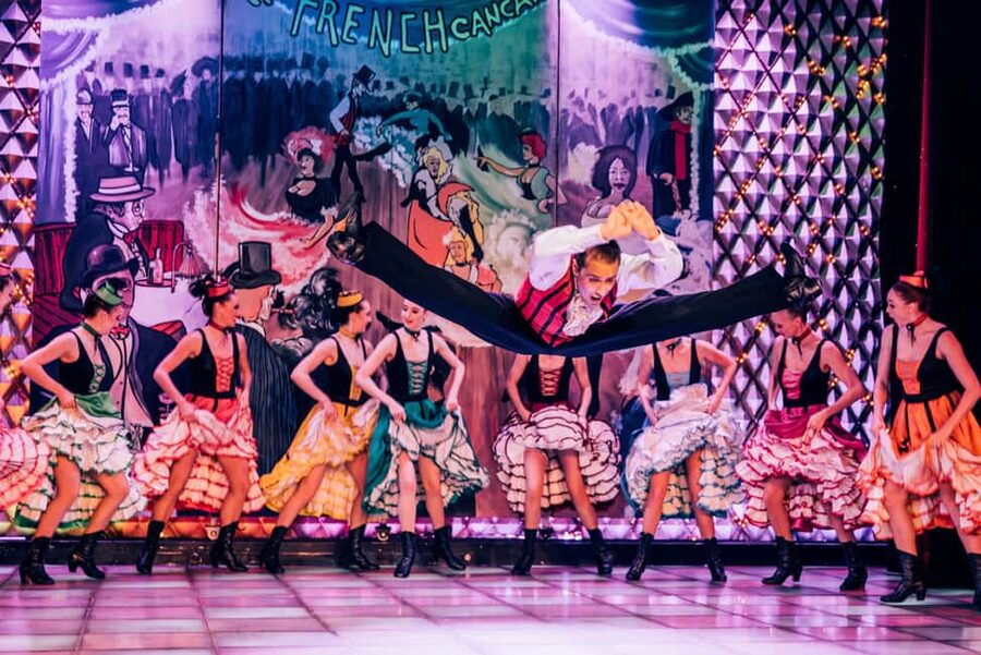 Paris: La Nouvelle Eve Cabaret Dinner Show - The core show: Paris je t’aime, Piaf songs, and stylish choreography