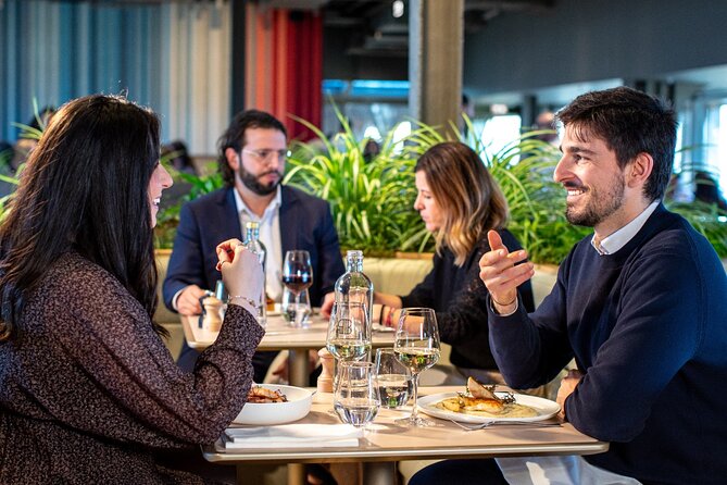 Paris Late Lunch at Eiffel Tower's Madame Brasserie Restaurant - QR code, Mystery Game, and the easiest way to avoid confusion