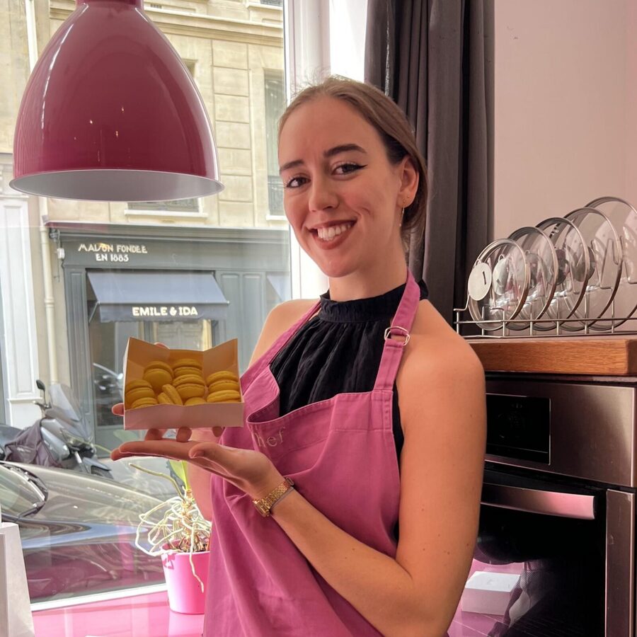 Paris: Macarons Cooking Class with Pâtisserie Chef Noémie - Meet Chef Noémie at 92 Rue Nollet, ground-floor atelier