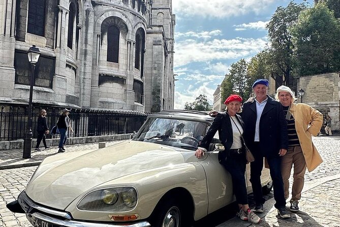 Paris Private Guided Tour in a Vintage Open Top French Car - Grand Palais, Petit Palais, and Pont Alexandre III: Paris in gold and glass