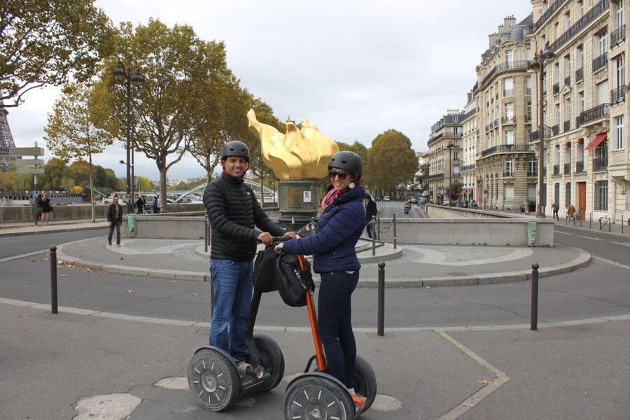 Paris: Private Sightseeing Segway Tour - Pont Alexandre III: crossing Paris like a movie scene