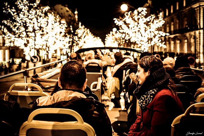 Paris Tootbus Festive Christmas Lights Tour - Champs-Élysées and Arc de Triomphe: the view comes with history and scale