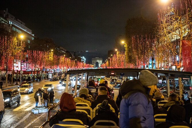 Paris Tootbus Festive Christmas Lights Tour - Eiffel Tower: the stop that makes the whole tour make sense