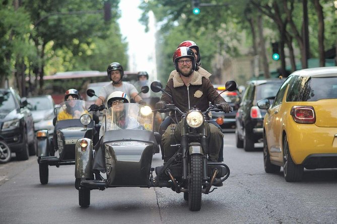 Paris Vintage Private City Tour on a Sidecar Motorcycle - The 90-minute route: Paris highlights, stop by stop