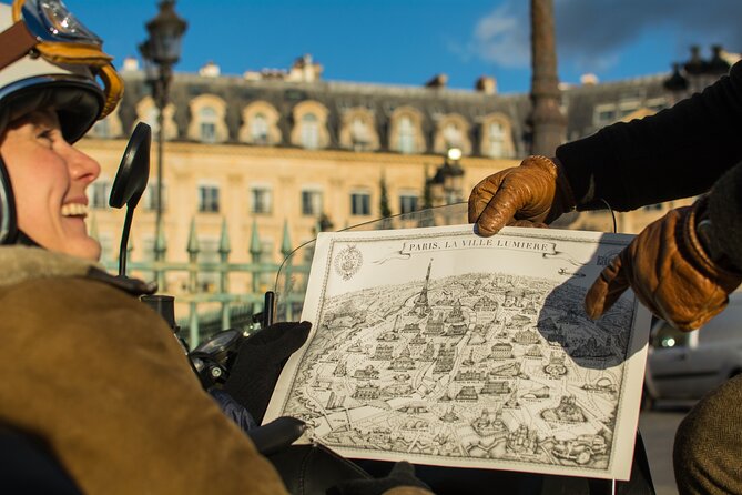 Paris Vintage Sidecar Tour – Emily in Paris highlights - Emily’s Neighborhood, then Luxembourg Gardens in the Latin Quarter