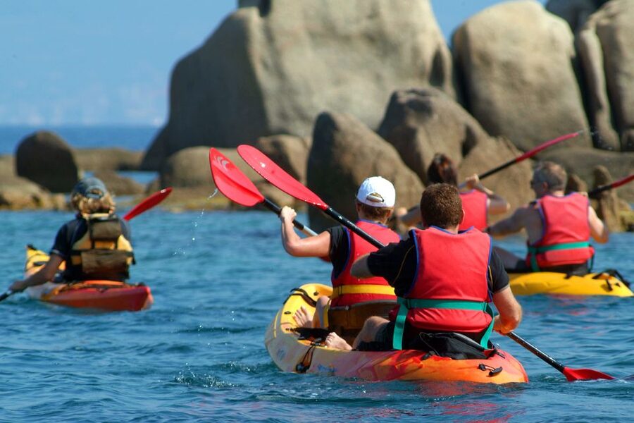 Porticcio: Guiding Kayaking Tour - Swim Stop in the Ocean: What to Expect and How to Stay Comfortable
