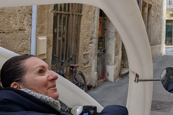 Private Discovery of Montpellier by Bike-Taxi - Saint Pierre Cathedral area: a dramatic facade and a working medicine site