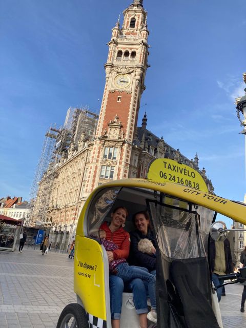 Private guided tour by electric bike taxi - Why a private electric bike taxi works so well in Lille
