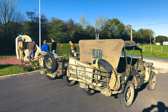 Private Guided Tour in WW2 Jeep of the Landing Beaches - WWII jeep route from Sainte-Mère-Eglise to Utah Beach