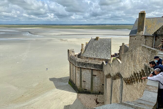 Private Mont Saint-Michel, Normandy D-Day Express trip from Paris - Mont Saint-Michel Abbey: the climb, the guide, and the views