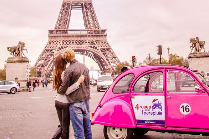 Private tour Paris 3 hours in vintage Citroën 2CV - Where you meet, and how pickup affects your route