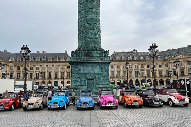 Private tour Paris Sightseeing 2 hours in Citroën 2CV - The “small car” reality: comfort, bumpy roads, and tall passenger fit