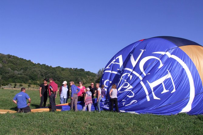 Provence Hot-Air Balloon Ride from Forcalquier - In the air: how you see Provence from above