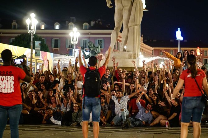 Riviera Bar Crawl Party with Free Shots and VIP Entry - Place Rossetti: A Short Party Stop Next to the Square