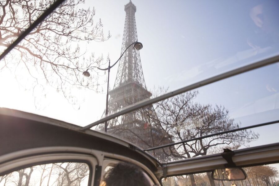 Romantic Paris Vintage Citroën 2CV Tour - Opéra Garnier, Place Vendôme, and the Louvre as street-level masterpieces