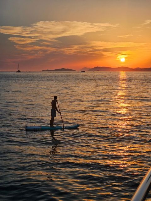 Saint-Raphaël : Sunset Cruise Cape Dramont & Golden Island - The return to Saint-Raphaël: sky fading, nerves calming