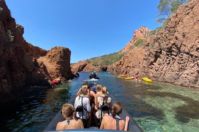 Sea excursion - Estérel Massif by boat - Cap Roux panoramas and the return to Cannes: where the views land