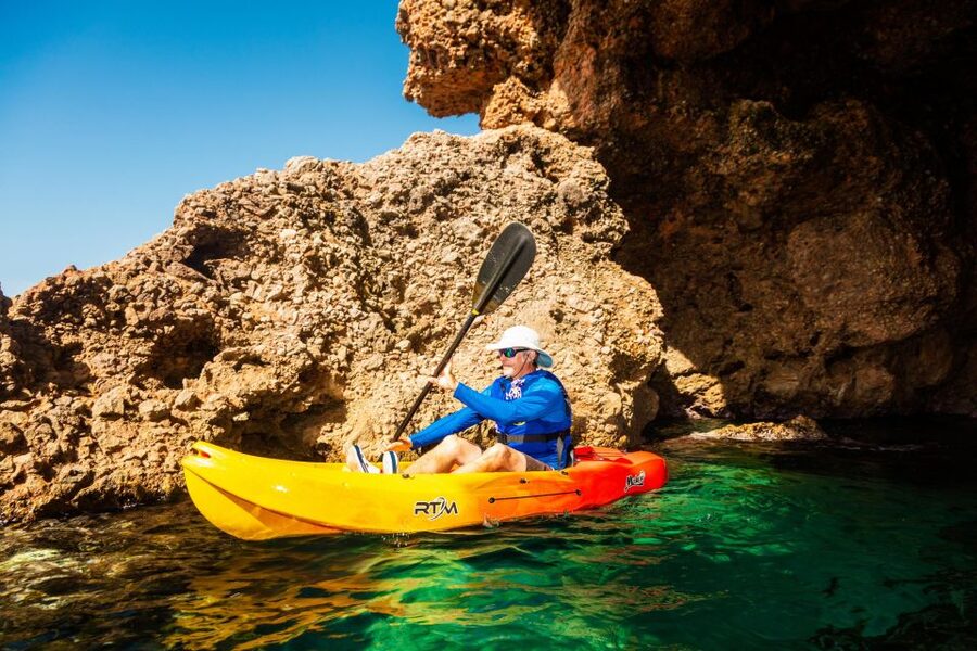 Sea kayak tour: Sète, the French pearl of the Mediterranean - Swim Break and Sea-Air Reality Checks