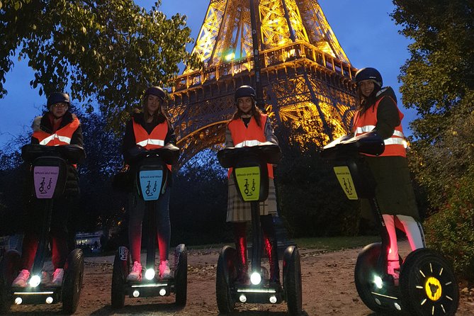 Segway by night ! Illuminated Paris - From the Eiffel Tower to Invalides, the route sets the tone right away