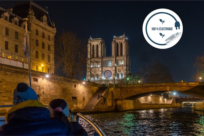 Seine River Evening Cruise with Music (Drink Options) - A smooth 1-hour night plan that fits almost any itinerary