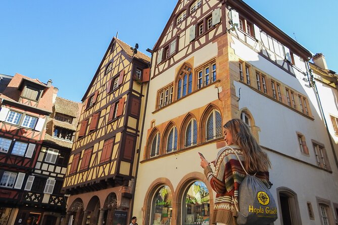 Self-Guided and Interactive City Tour - Colmar - Zum Kragen and the Pfister House: faces, architecture, and backpack surprises