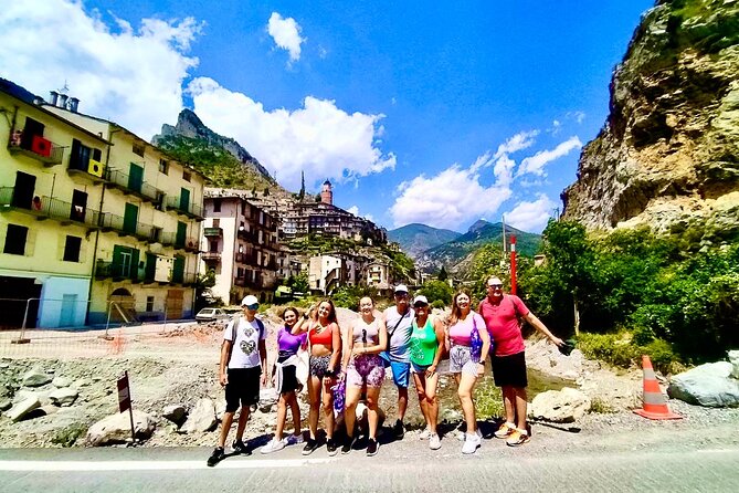 Train Exp. through the Alps (Royal Baroque Route from Nice) - Saorge: the medieval fortress village with canyon views