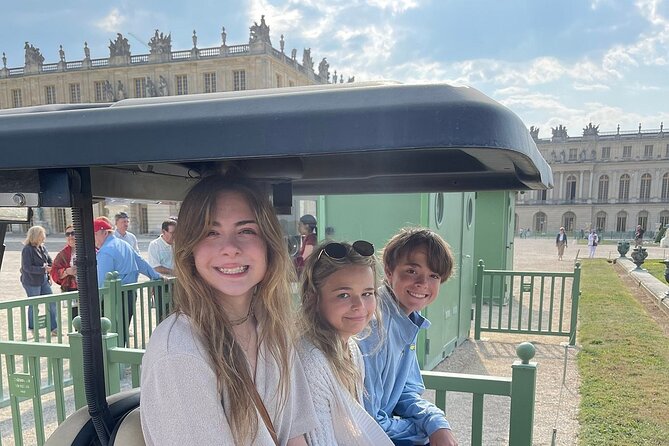 Versailles Golfcart & Bike Guided Tour: Gardens Hamlet Fountains - Stop 2: Grand Canal cycling on Royal Domain paths